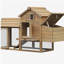 Petit poulailler en bois 59 po PawHut-2035324186