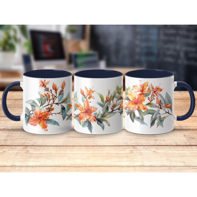 Ceramic Coffee Mug, Navy