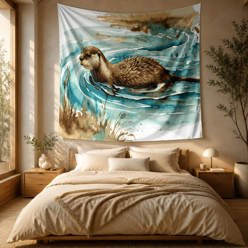 Tapisserie murale «Wildlife», 51 po x 60 po