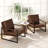 Angellina Faux Leather Armchair-1299128892