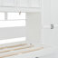 Lit escamotable simple avec bureau intégré, garde-robe et rangement-1116993323