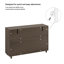 55" Hand-Carved Buffet Sideboard Cabinet with Adjustable Shelves – Versatile Kitchen Storage & Coffee Bar Console