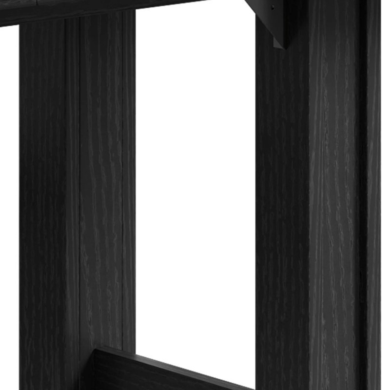 Balconera 70" Farmhouse Dining Table For 6–10 People, Black