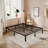 10" Steel Bed Frame Full Size Heavy-Duty Noise-Free No Boxspring Needed with Rubber Corner Guards-83876230-99835216