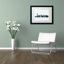 «Jersey City NJ Skyline Blue», impression encadrée-17767777-69487650-40179812