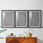 City Map of New York  -Custom Framed  Premium Print W Matt - 3 Pieces-160889841-160889855