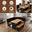 Ensemble de table de coin-repas avec banc de coin-891178366