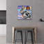 Art mural en verre épique «Runaway Goliath» par Adam Swanson, 24 po x 24 po-967254710