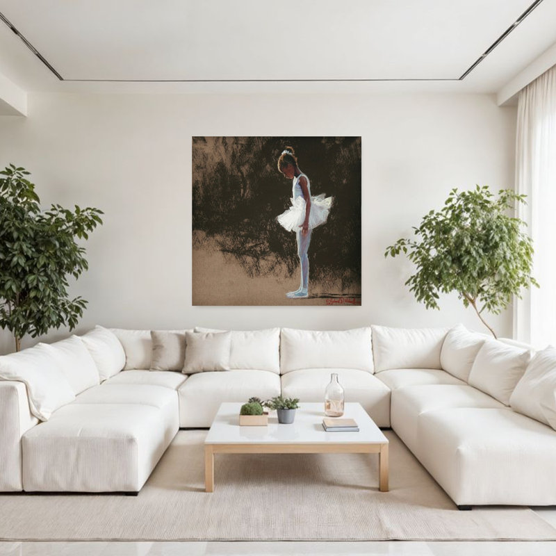 Art contemporain abstrait, H 48 po x l 48 po
