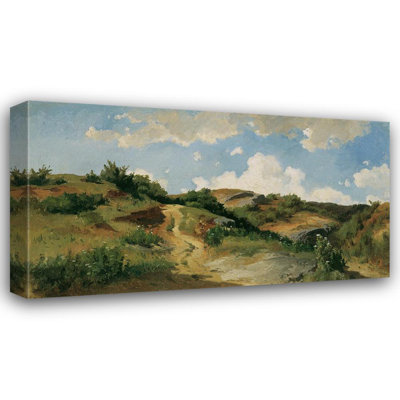 "Paysage hongrois" par August Schaeffer Von Vienne - reproduction d'art sur toile tendue