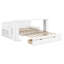Lit de jour avec bureau amovible, tiroirs de rangement et table d'appoint hydraulique-469426687-469426680