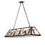 60" Long Alpine Oblong Pendant