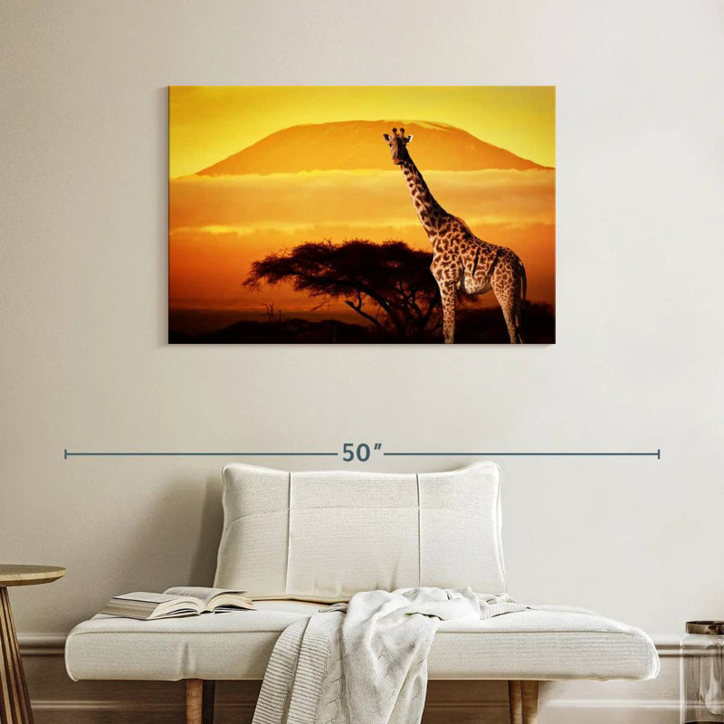 Kilimanjaro Giraffe, 26" H x 39" W