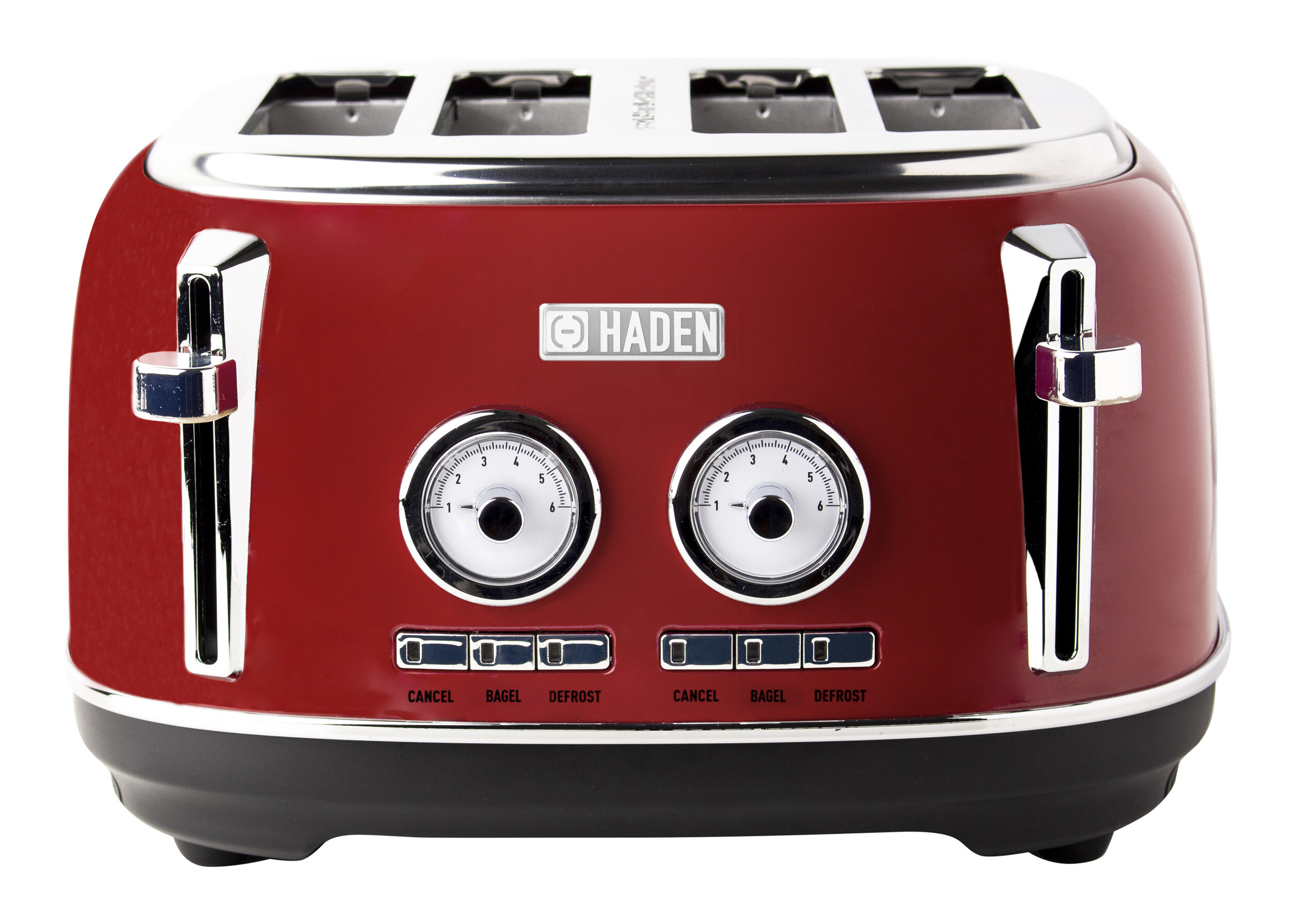 HADEN Heritage Black and Copper 4-Slice Toaster + Reviews
