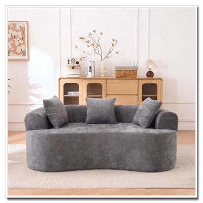 modern Crescent-shaped sofa