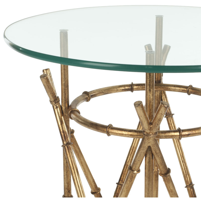 Bendigo Glass Top End Table