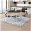 Chaise de salle à manger de style campagne moderne en métal 2 pièces 2 pièces
