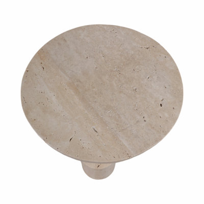 Arhna 12" Genuine Marble End Table