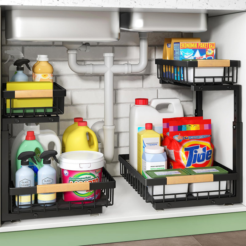 Under Shelf Basket, Black
