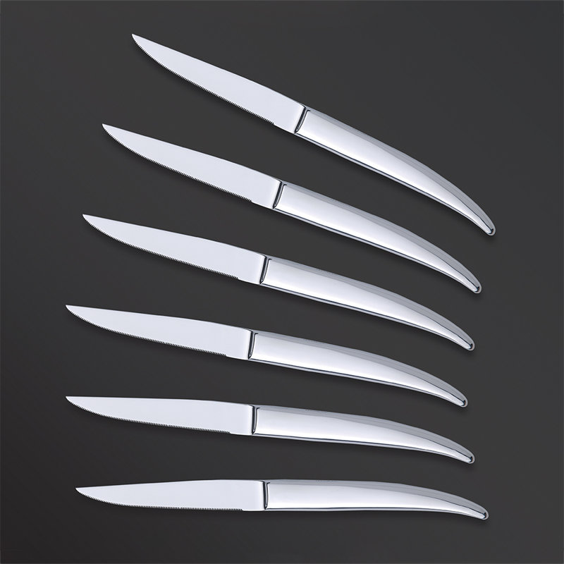 Ensemble de 6 couteaux steak laguiole evolution