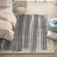Tapis bleu marine / beige Bourge-1978558708