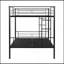 Lit superposé double au dessus d'un lit double, aucun sommier requis, assemblage facile