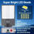 6000W Solar Street Light Outdoor With Motion Sensor & Remote - 550000LM 7000K Super Bright IP67 Waterproof Security Flood Light For Parking Lots, Driveways, Yards