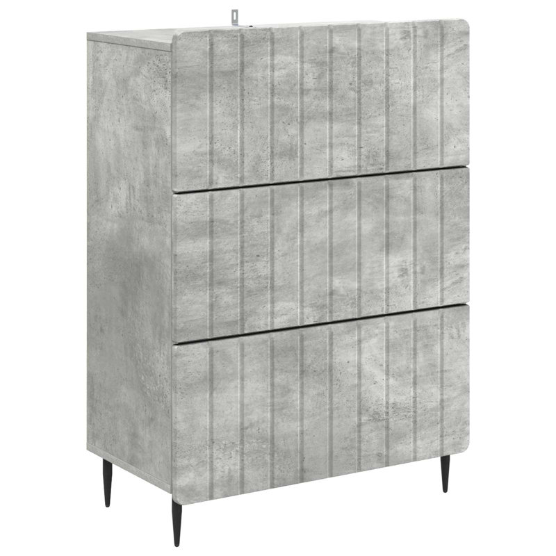 Standard Accent Chest, 92cm H x 66cm W x 34.5cm D, Concrete Grey