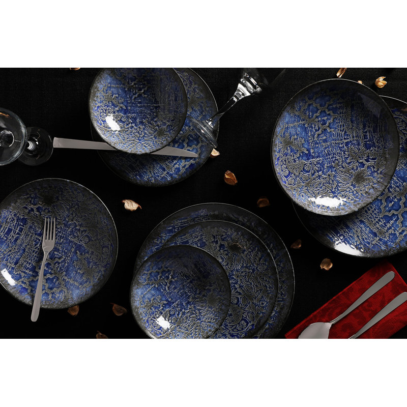 Parmelia Porcelain China Dinnerware Set 24 Piece - Service for 6