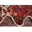 Tapis rouge rétro traditionnel 9 x 11