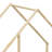WoodNest House-Shaped Floor Bed with Guardrails-115684339-115684342