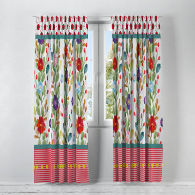 Semi Sheer Curtain Pair