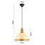Lustre réglable élégant, structure en métal, finition blanche, 11,4 po x 9,8 po | Hauteur: 11,8 à 51,2 pouces | 1 x douille E27 (40 W maximum), indice de protection IP20 | Parfait pour les salles à manger, les espaces de vie et les intérieurs modernes-1593738423
