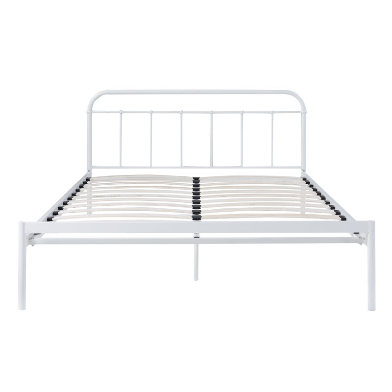 Cofield Bed, White, Kingsize (5'), No Mattress