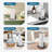 2 in 1 Tabletop Paper Towel Holder with Spray Bottle
