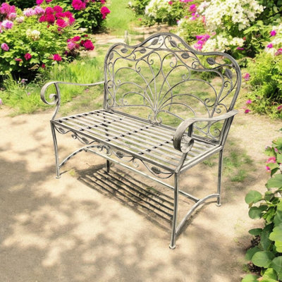 Metal Garden Bench