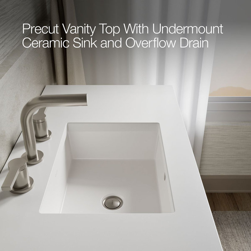 Hearthaven 36-In Bathroom Vanity Set, White