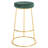 Saroun Upholstered Counter Stool with Metal Frame-1963862780