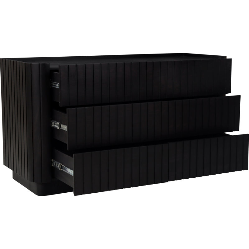 Povera 6 - Drawer Dresser, Black