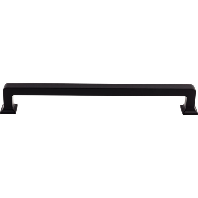 Ascendra Appliance Pull, Flat Black, 12" Center to Center