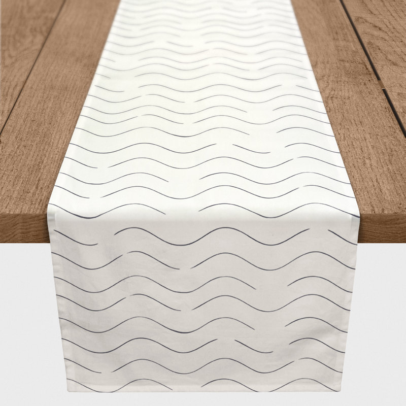 Jan Table Runner, 90" x 16", Gray