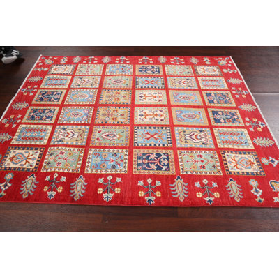 One-of-a-Kind 5'3" X 6'6" New Age Wool Area Rug in