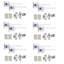 6 Pairs Zeta Premium Design Door Handles on Square Rose in Polished Chrome Finish