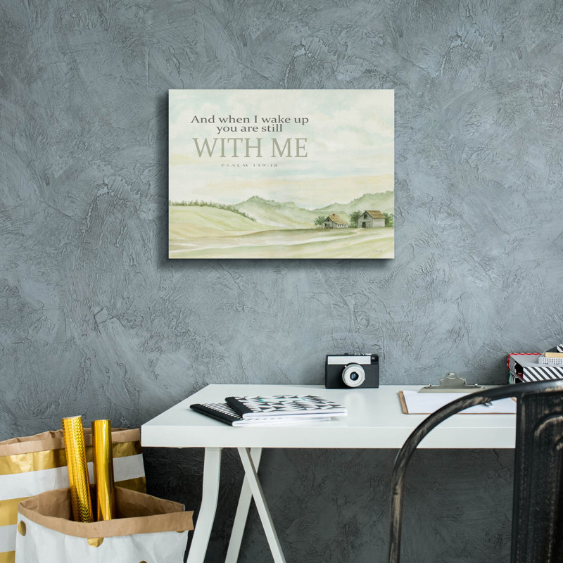  «With Me» par Cindy Jacobs, art mural sur toile, 16 po x 12 po, H 12 po x l 16 po