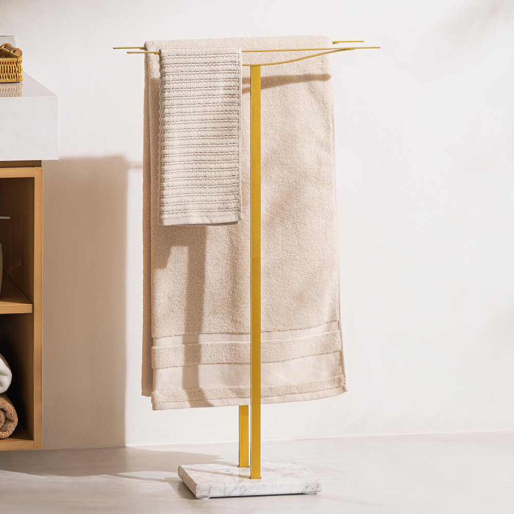 RELPOX Bathroom Towel Rack Freestanding Floor Stand - Wayfair Canada