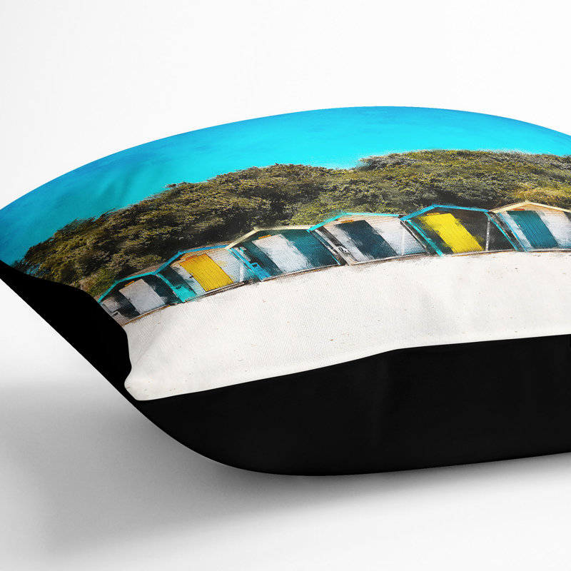 Square Cushion, 40cm H x 40cm W x 15cm D, Black