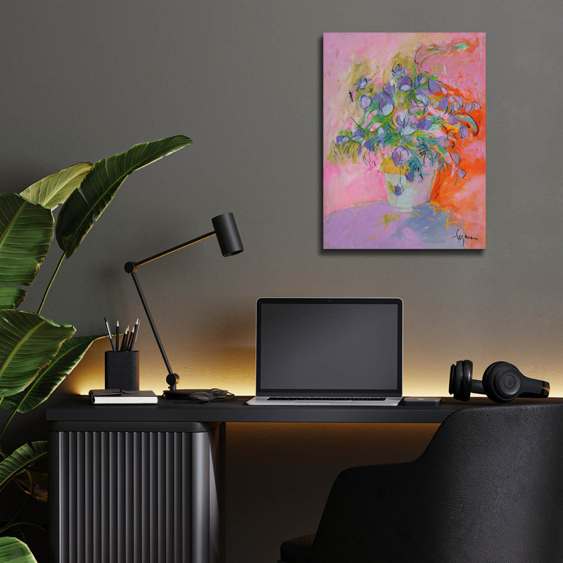 «Cup Runneth Over» par Dorothy Fagan, art mural acrylique, 12 po x 16 po