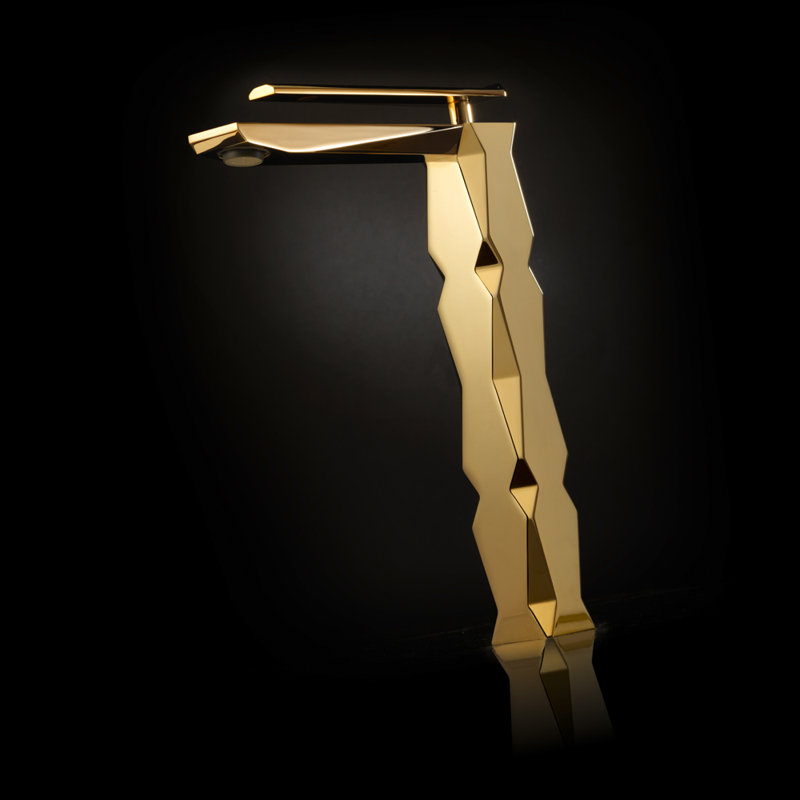 Ikon Single-handle Bathroom Faucet, Polished Gold