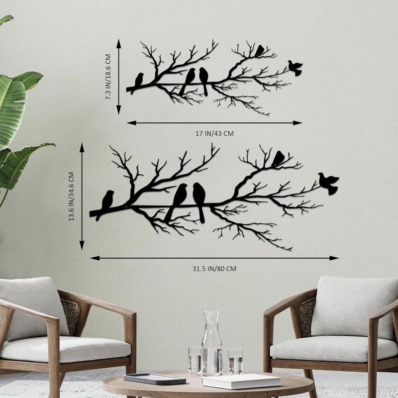 Metal Bird Wall Art