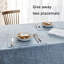 Nappe imperméable en lin, nappe rectangulaire pour salle à manger, housse de table intérieure et extérieure facile à nettoyer pour les soirées buffet et les banquets, infroissable
